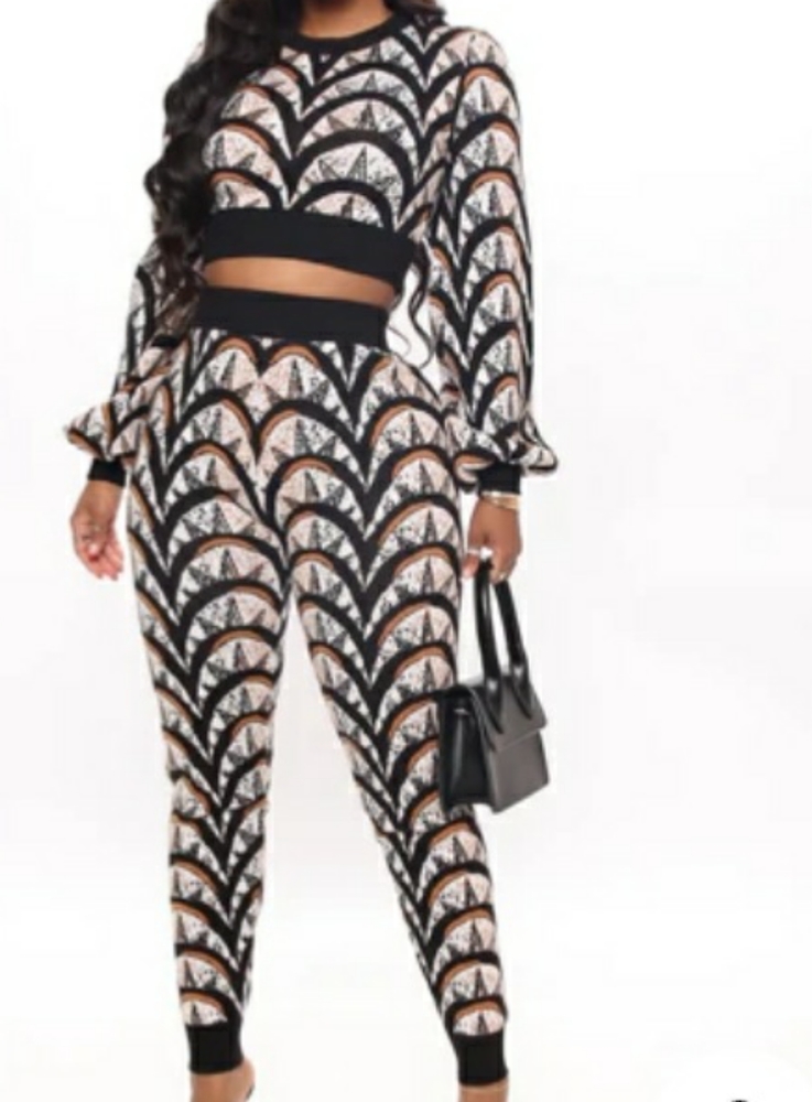 "New" Womens Two Piece Set